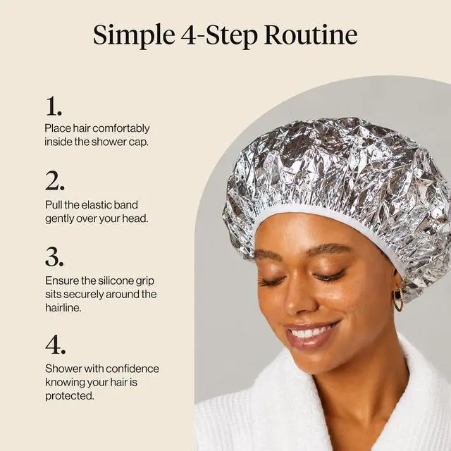 Alt view image 7 of 7 - Kitsch Aluminum Foil Heat Cap for Deep Conditioning