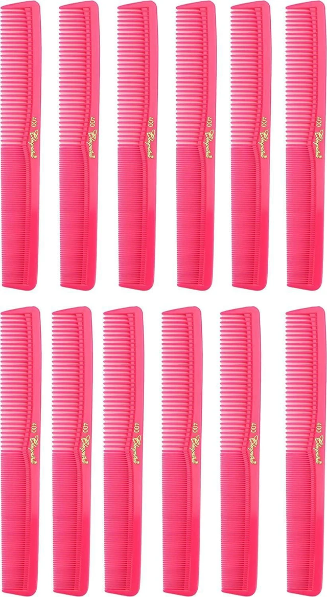 Main image of 7 inch All Purpose Hair Comb. Hair Cutting Combs. Barbers & Hairstylist Combs. Neon Pink 1 DZ