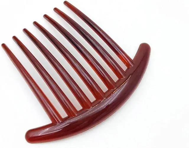 Alt view image 3 of 5 - Women's French Twist Combs Plastic Side Hair Comb with Seven Tooth - Set of 6 (3 Colors, Each 2pcs)