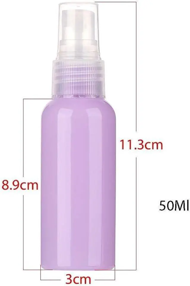 Main image of 1Pc Pink Refillable Bottles, Candy Color Empty Bottles, Mini Perfume Bottle, Shampoo Cosmetic Container, Fine Mist Spray Bottle, Plastic Bottle, Refillable Cosmetic Spray Bottles