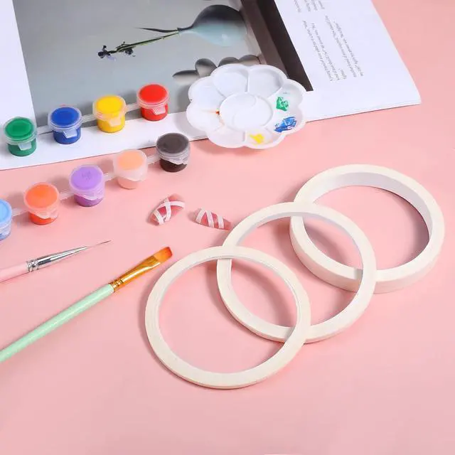 Alt view image 2 of 7 - 3 PCS Nail Tape for Nail Art, White Striping Tape for Press on Nails Removable Paper Tapes French Tip Nails Arts Tapes for DIY Decoration Design French Style Manicure 3/5/12mm