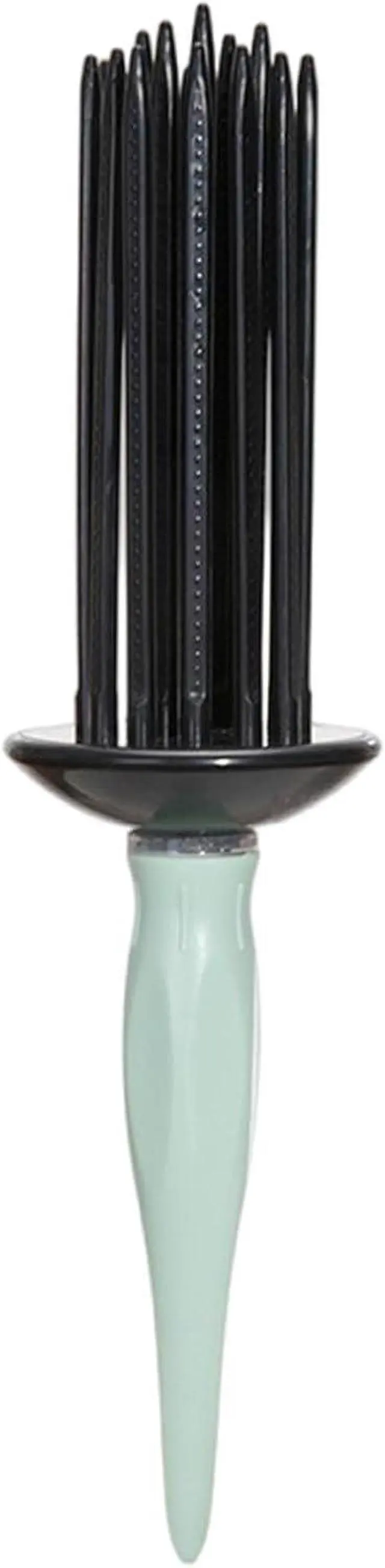 Main image of Curling Roll Comb Curl Defining Brush Round Curly Hair Comb Beautiful Curls Travel friendly Hair Styling Tool Create, Green