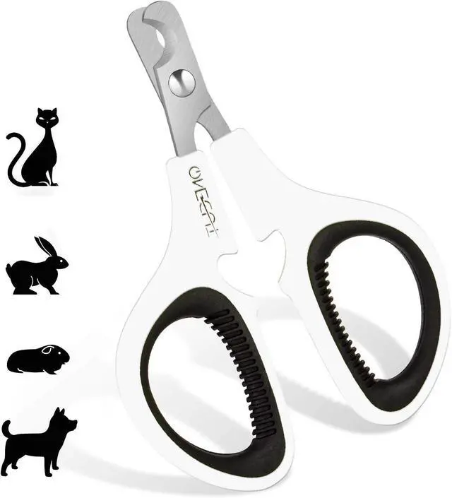 Alt view image 2 of 7 - Pet Nail Clippers, Cat & Kitten Claw Nail Clipper Safe Sharp Trimmer | Update Version Professional Stainless Steel Pet Nail Clipper for Cat, Puppy,Rabbit, Kitten & Small Dog,Sharp & Safe (Black)