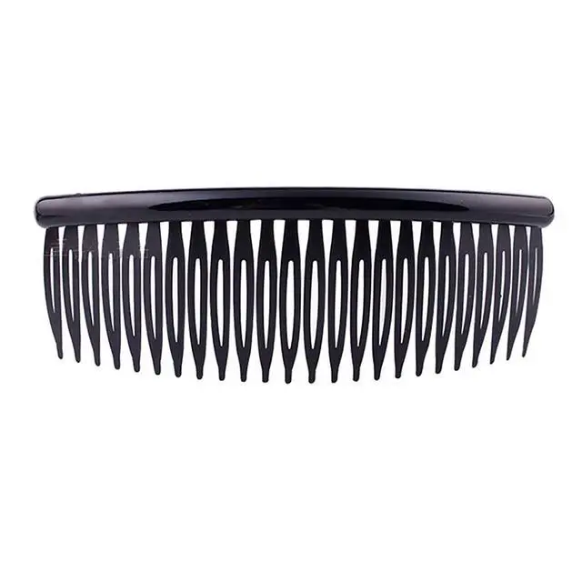 Alt view image 6 of 7 - Fodattm 4PCS Large 5 Inches 24 Teeth Hair Side Comb French Hair Accessories Plastic Hair Clip Clamp for Men Women (A#)
