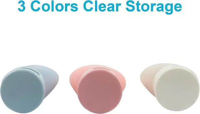 Alt view image 5 of 7 - 3pcs 60ml Travel Bottles, Containers for Toiletries | Solid Color, Leakproof, Squeezable, Refillable Containers, For Shampoo & Lotion