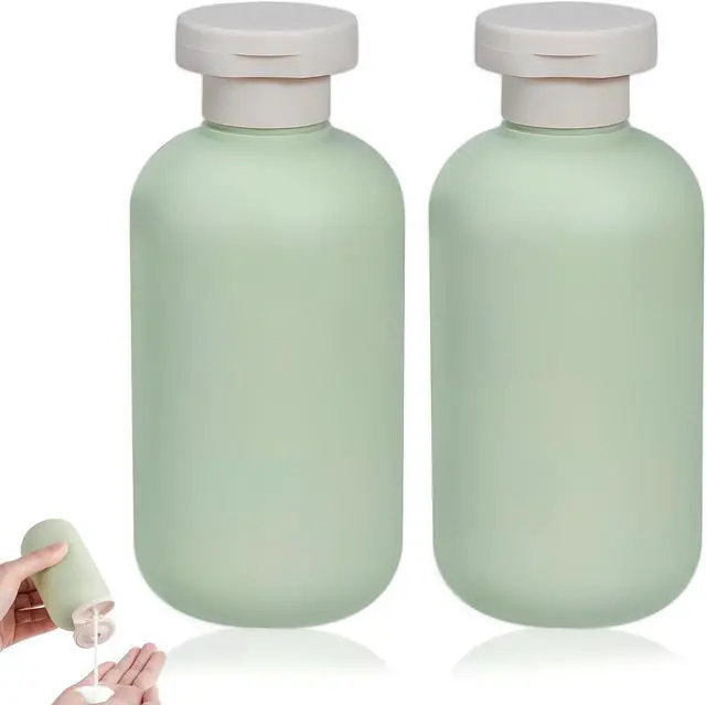 Main image of 6.8oz Travel Shampoo and Conditioner Bottles,Refillable Squeeze Bottles with Flip Cap for Creams,Lotion,Shampoo,Conditioner(2 PCS)