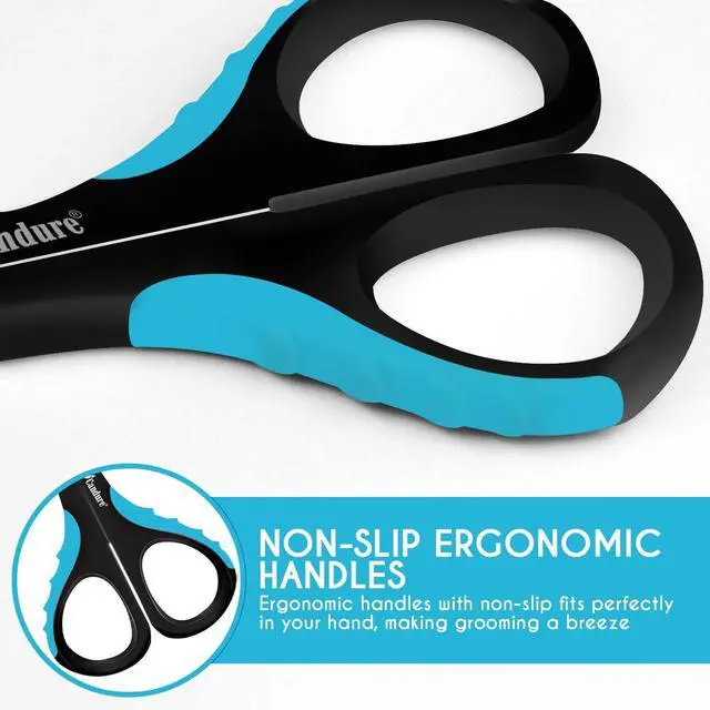 Alt view image 3 of 7 - Candure Cat Nail Clipper Stainless Steel Cat Claw Trimmers for Rabbits, Guinea Pigs, Birds, Puppies, Kittens and Small Animals Pet Nail Clipper for Professional and Home Use (Blue)