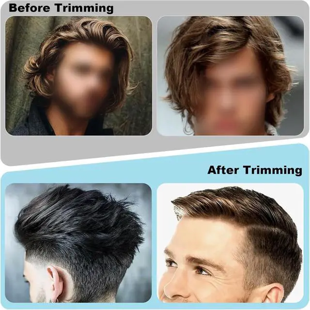 Alt view image 3 of 7 - Fade Combs - 2PCS Barber Gradient Positioning Combs, Flat/Curved Push Edge for Blending Fades, Hair Cutting Guide Tools for Home & Salon Use