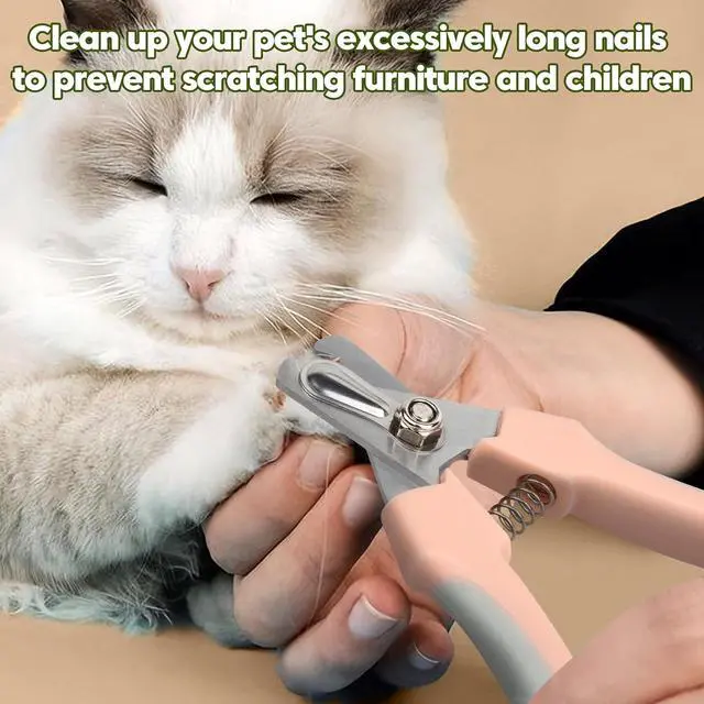 Alt view image 6 of 7 - Self-Cleaning Cat Brush for Shedding with Cat Nail Clipper 2-Piece Set | Suitable for pets that Shed a Lot or Have Overgrown Nails, Including Long & Short-Haired Cats, Small & Medium Dogs, Rabbits