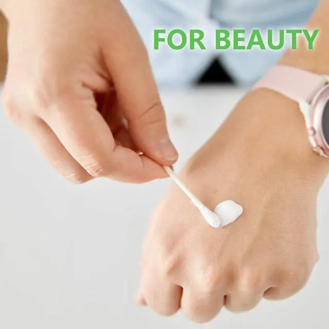Alt view image 5 of 7 - Cotton Swabs with Wooden Sticks/Double Tipped Natural Bamboo Cotton Buds 900pcs