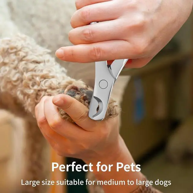 Alt view image 6 of 6 - Stainless Steel Dog Nail Clippers & Trimmers - Heavy Duty Pet Nail Clippers for Large, Medium, Small Dogs & Cats