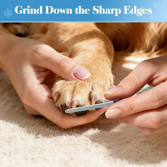 Alt view image 7 of 7 - Swihauk Heavy Duty Dog Nail Clippers and Trimmers, Professional Pet Nail Clippers with Nail File for Dogs Cats Small Animal, Claw Clippers with Safety Guard to Prevent Over-Cutting, Black
