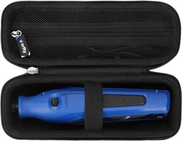 Alt view image 6 of 7 - Hard Storage Case for Dremel 7350-PET 4V Pet & Dog Nail Grinder, EVA Travel Carrying Bag for Dremel 7350-PET Nail Trimmer Professional Pet Grooming Kit, Case Only