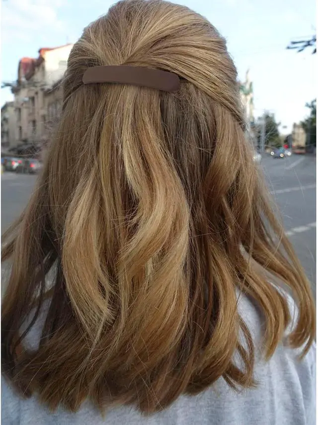 Alt view image 3 of 7 - Atoden Hair Barrettes Flat Clips for Thick Thin Fine Hair 6Pcs French Barrettes Matte Large Hair Slides Non Slip Clamps Vintage 90s Accessories for Women Girls Trendy Stuff Gifts (Neutral Color)