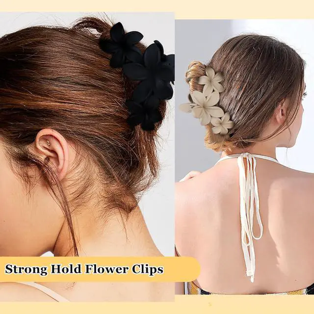 Alt view image 4 of 7 - Ondder Large Matte Claw Hair Clips for Women - 4.5 Inch Non-Slip Strong Hold Clips for Thick Hair, Hair Accessories