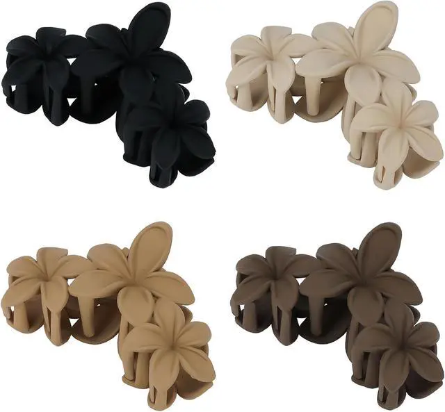 Alt view image 7 of 7 - Ondder Large Matte Claw Hair Clips for Women - 4.5 Inch Non-Slip Strong Hold Clips for Thick Hair, Hair Accessories