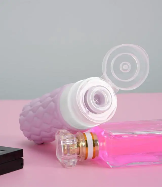 Alt view image 2 of 7 - 3.4oz Silicone Travel Bottles for Toiletries Refillable Liquid Accessories | for Shampoo and Conditioner, TSA Approved Leakproof Squeeze Bottles Travel-friendly with Labels/Clear Bag