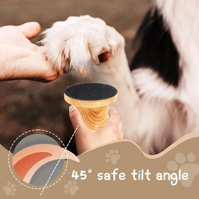 Alt view image 3 of 6 - DAUNZMR Dog Nail File with 4 Pcs Replaceable Sandpaper, Nail Grinder Board for Dogs & Cats