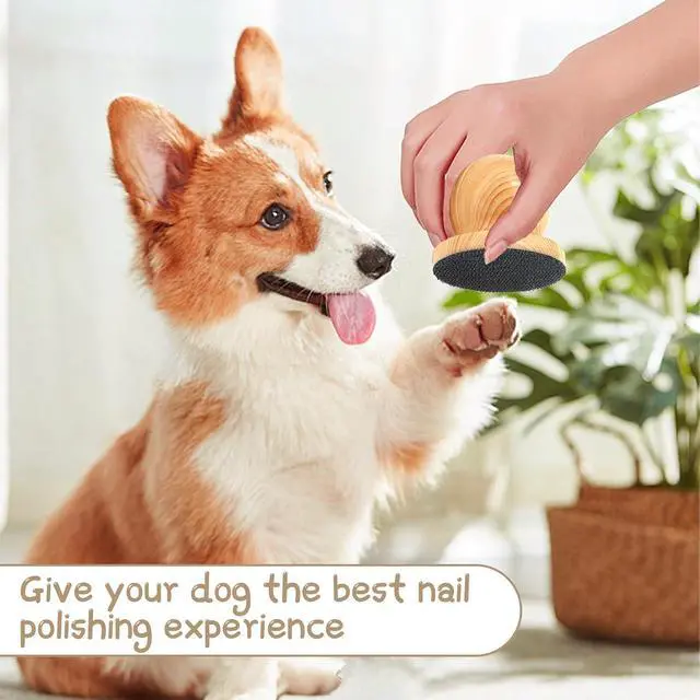 Alt view image 6 of 6 - DAUNZMR Dog Nail File with 4 Pcs Replaceable Sandpaper, Nail Grinder Board for Dogs & Cats