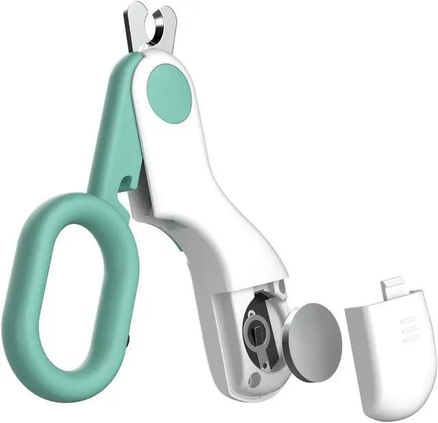Alt view image 2 of 7 - Small Animals Nail Clippers with LED Lights to Avoid Excessive Cutting and Sharp Blades - Professional Claw Trimmer for Tiny Dog Cat Kitten Bunny Rabbit Bird Guinea Pigs Ferret Hamsters (Blue)