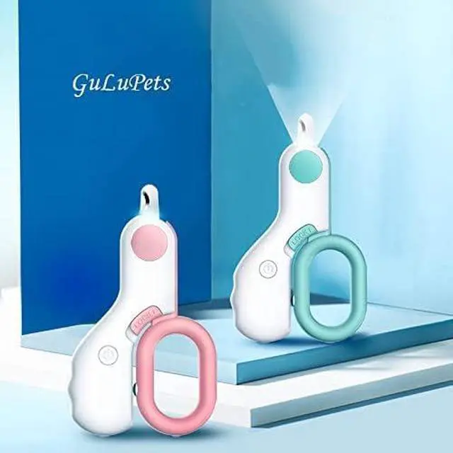 Alt view image 4 of 7 - Small Animals Nail Clippers with LED Lights to Avoid Excessive Cutting and Sharp Blades - Professional Claw Trimmer for Tiny Dog Cat Kitten Bunny Rabbit Bird Guinea Pigs Ferret Hamsters (Blue)