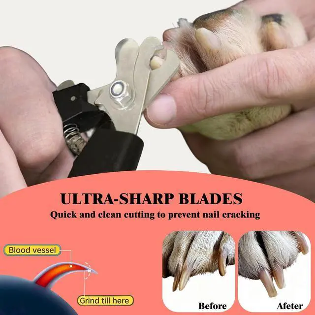 Alt view image 2 of 7 - Dog Nail Clippers and Trimmers with Safety Guard for Large Dogs