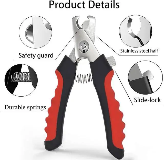 Alt view image 5 of 7 - Dog Nail Clippers and Trimmers with Safety Guard for Large Dogs