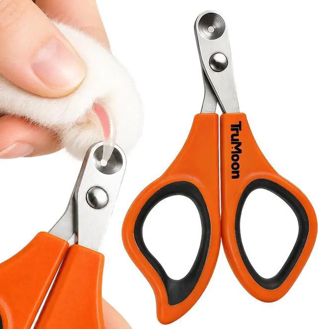 Main image of Trumoon Cat Nail Clipper with Circular Hole Safety Guard for Indoor Cat | Avoid Overcutting, Easy, Safe, Quiet, Fast & Accurate, ideal for anxious and wiggly cats, Great for first-time cat owners