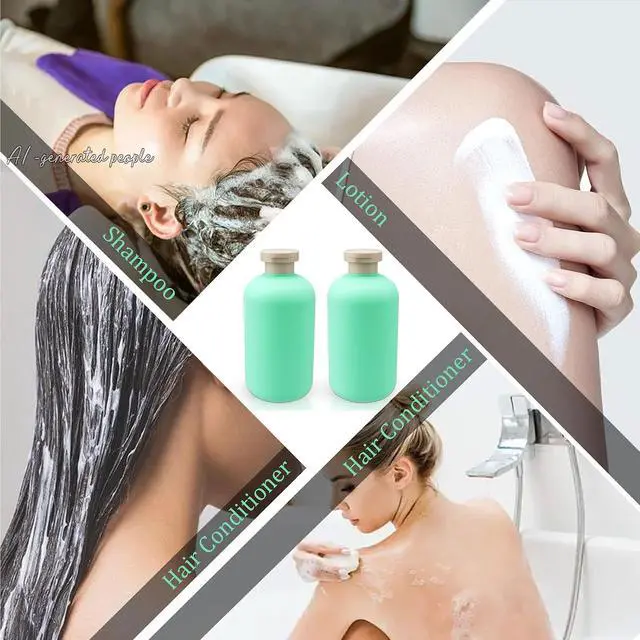 Alt view image 6 of 6 - Shampoo and Conditioner Bottles 16.9oz 2 Pack Travel Bottles for Toiletries