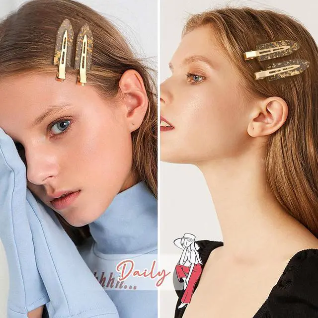 Alt view image 6 of 7 - Aileam 20PCS Bridesmaid Hair Clips, Creaseless Glitter Hair Clips for Bride Women Girls, Perfect Bridal Hairstyle Accessories