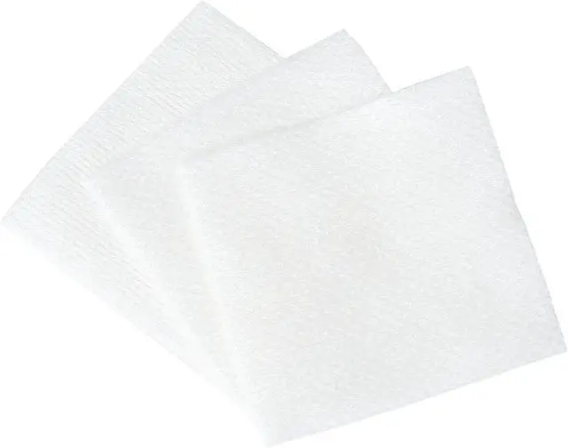 Alt view image 2 of 6 - ForPro Professional Collection Lint-Free Cotton Wipes, 100% Pure Cotton Gauze, 2" x 2", White, 240-Count