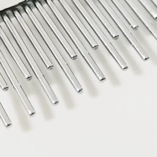 Alt view image 4 of 5 - Dog or Cat Comb Grooming with Short and Long Teeth Dematting Knots Tangles Remover Combs Detangler Tool Suitable for Dogs Cats Poodle HorseStainless Steel Pin (Black)