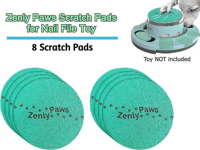 Alt view image 4 of 5 - Zenly Paws Dog Nail File & Scratch Pad Replacement - Refillable Discs & Board for Nail Care