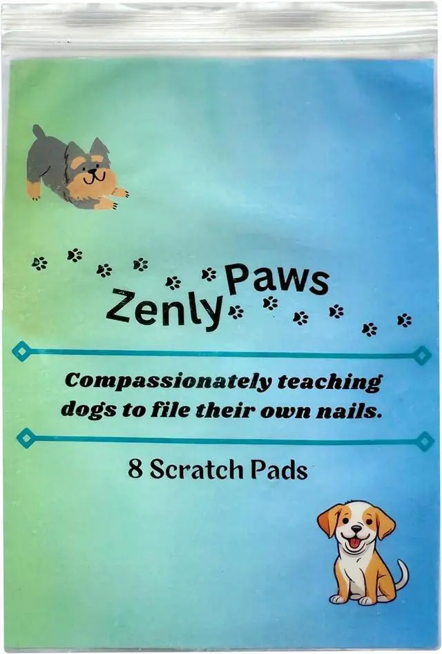 Alt view image 5 of 5 - Zenly Paws Dog Nail File & Scratch Pad Replacement - Refillable Discs & Board for Nail Care