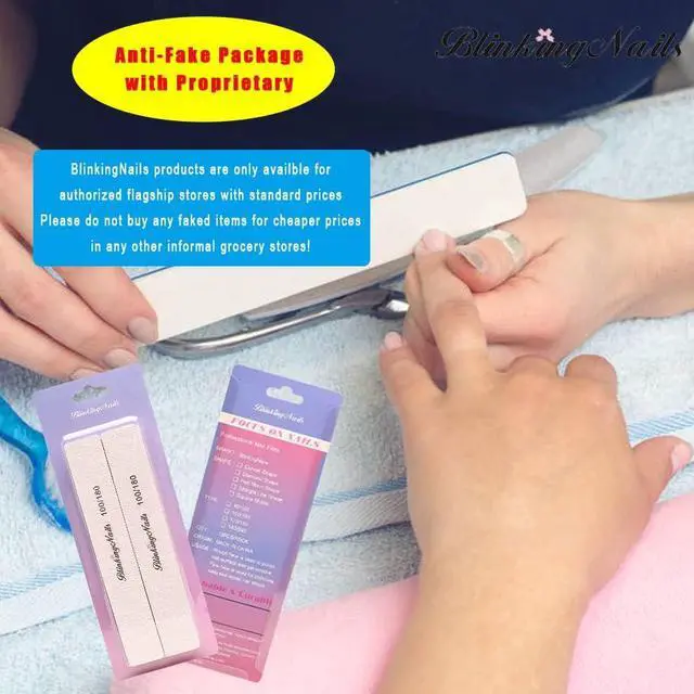 Alt view image 5 of 5 - 10Pcs Nail File 100/180 Grit Professional Nail Files and Buffers for Natural Nails, Double Sides Washable Block Disposable Nail Files for Nail Art DIY or Nail Manicure Salon