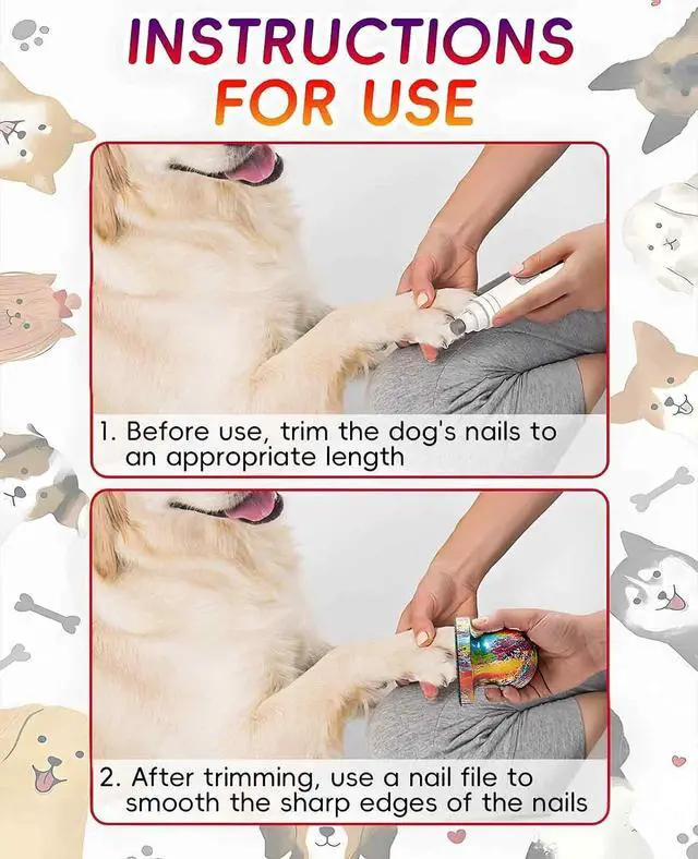 Alt view image 5 of 7 - 10PCS Dog Nail File, Filer Board for Safe and Easy Nail Care with 8PCS Replaceable Filing Disc