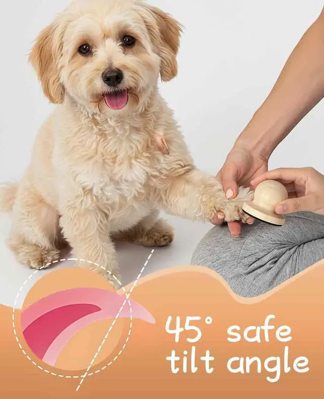 Alt view image 4 of 7 - Wooden Dog Nail File, Nail Grinder Board for Dogs with 6 PCS Replaceable Sandpape