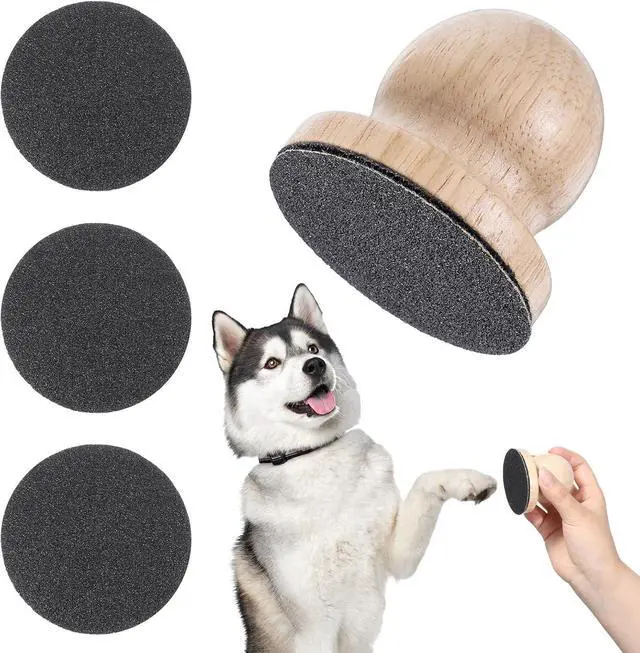 Main image of Dog Nail File Board Dog Scratch Board for Nails Cat Nails Scratch Boards Wooden Scratchs Pad for Safe and Easy Care, Puppy Nail File for Dogs and Cats with 3 PCS Replaceable Sandpaper