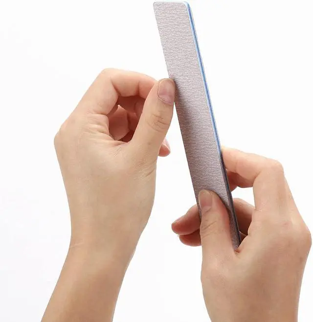 Alt view image 5 of 7 - 25 Count Nail Files 400/400 Grit, Fine Grit Nail Buffers for Buffing and Smoothing Natural Nails
