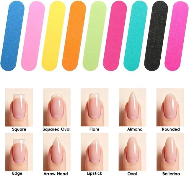 Alt view image 6 of 7 - 100PCS Mini Disposable Nail Files Red and Blue 2"×0.5" Wood Emery Boards | Natural Small Fingernail Files Portable Travel Manicure Tools for Men Women