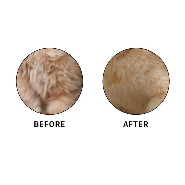 Alt view image 6 of 7 - 2PCS Cat Dog Grooming Cleaning Comb,Pet Hair Removal Tool with Release Button