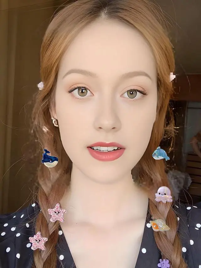Alt view image 2 of 7 - 6PCS Cute Small Hair Claw Clips for Women Sea Animals Fish | Fun Hair Clips, Mini Ocean Style, Hair Accessories, Suit for Thick Thin Hair, Sturdy Grip, White Elephant Gifts