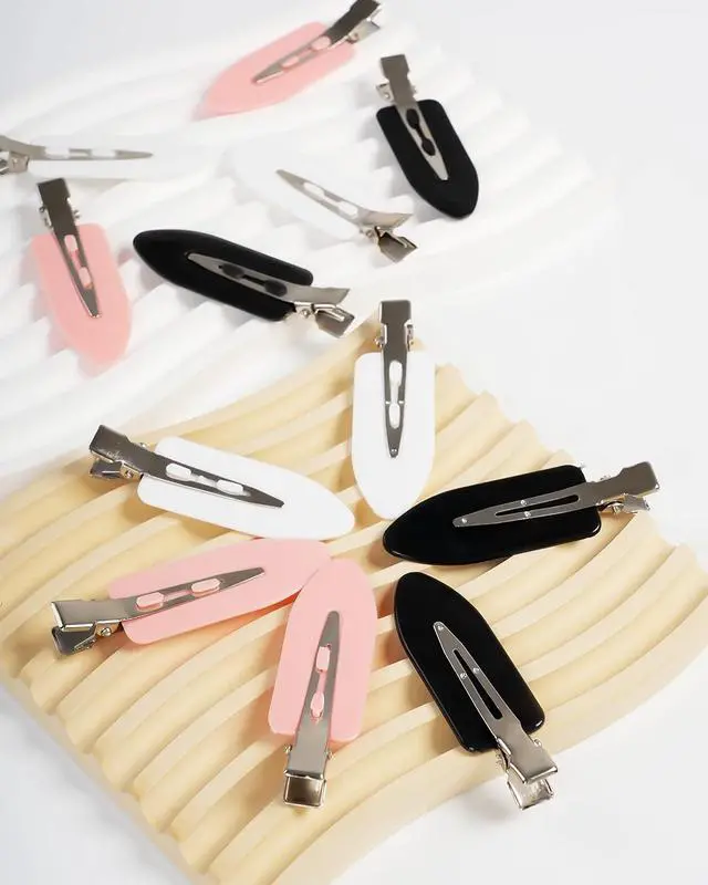 Alt view image 7 of 7 - No Bend Hair Clips - 60 Pcs Creaseless Clips for Sectioning, 2.3in Makeup Styling Clips in 3 Colors | Ideal for makeup styling and hair sectioning. Available in 3 color options.