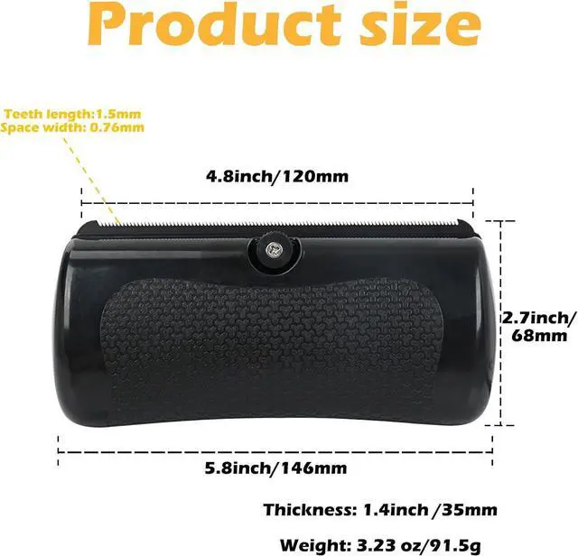 Alt view image 2 of 6 - Deshedding Dog Brush, 2025 Upgraded Pet Hair Remover Comb for Shedding, Efficient Pet Hair Trimmer for Dogs, Cats, Rabbits and Horses, Ergonomic Pets Grooming Tool for Matted and Long Hair