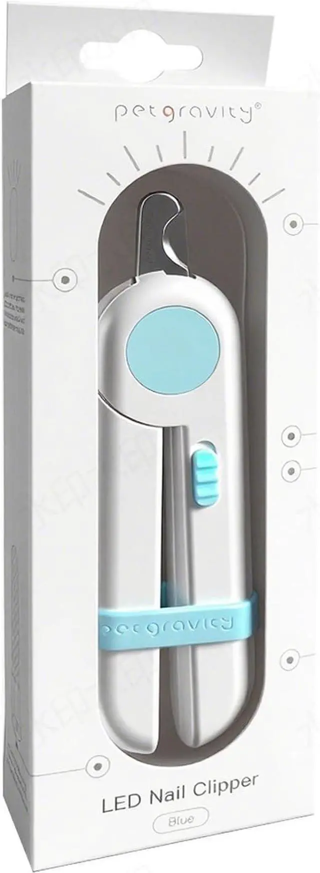 Alt view image 6 of 7 - Dog/Cat Nail Clippers with Light - Safe Trimming for Cats & Dogs, Illuminates Quick to Prevent Overcutting, Includes Nail File for Thick Nails