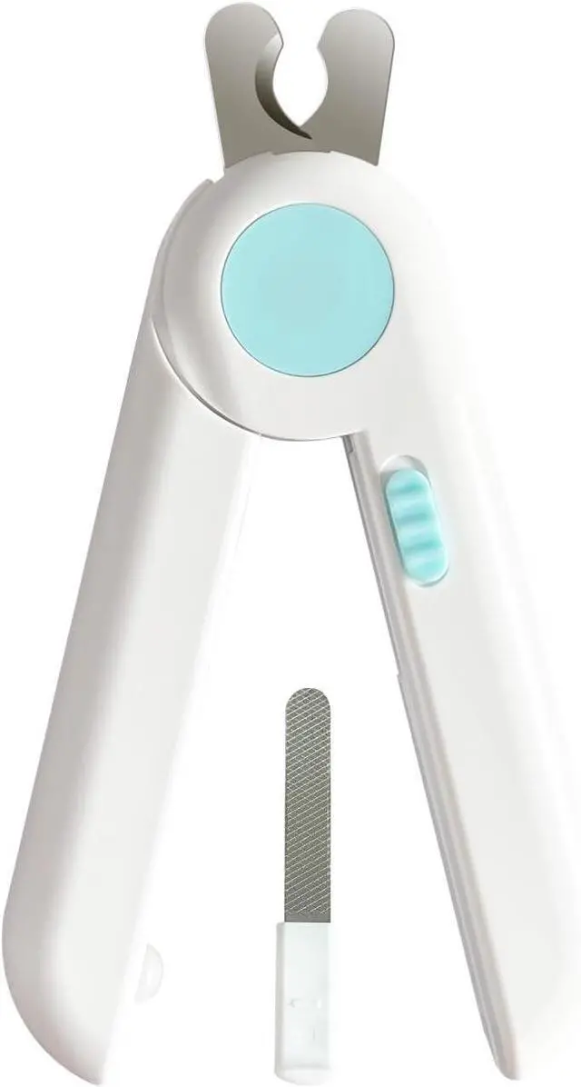 Alt view image 7 of 7 - Dog/Cat Nail Clippers with Light - Safe Trimming for Cats & Dogs, Illuminates Quick to Prevent Overcutting, Includes Nail File for Thick Nails