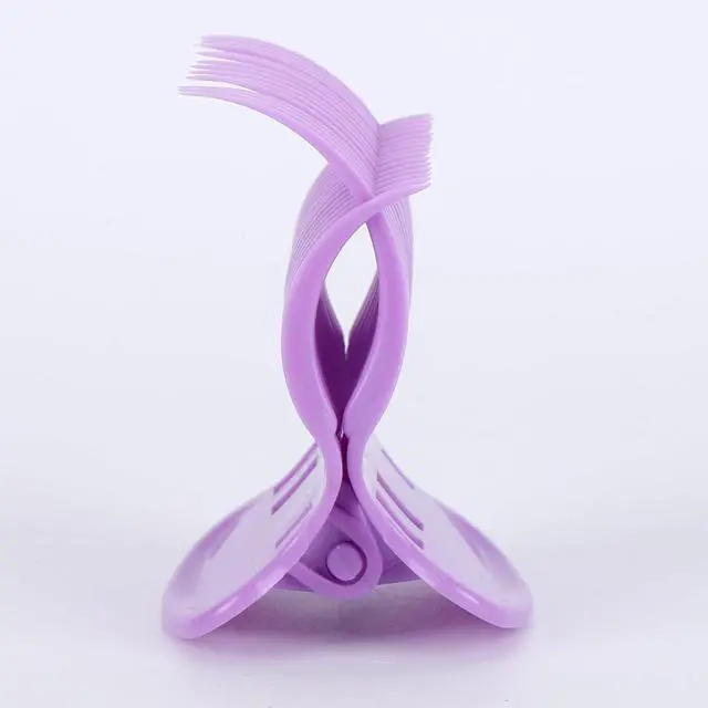 Alt view image 2 of 7 - Tbestmax 24 Hot Roller Clips for Hair Curler Claw Clip Replacement Hair Section Styling for Women Girls Purple
