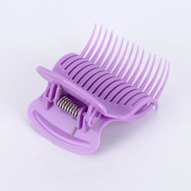Alt view image 3 of 7 - Tbestmax 24 Hot Roller Clips for Hair Curler Claw Clip Replacement Hair Section Styling for Women Girls Purple