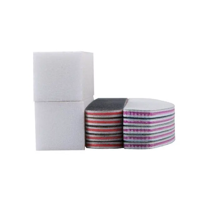 Alt view image 7 of 7 - Kissbuty 12PCS/Box Mixed Nail File Manicure Pedicure (2pcs White Buffer Block+5pcs Emery Board Black+5pcs Emery Board White Nail Files)