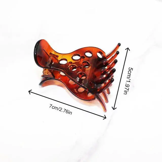 Alt view image 2 of 7 - 8 Hair Volume Clip for Thick Hair, Root Clips for Curly Hair Volume | Claw Clips for Women Root Lifting for Curl